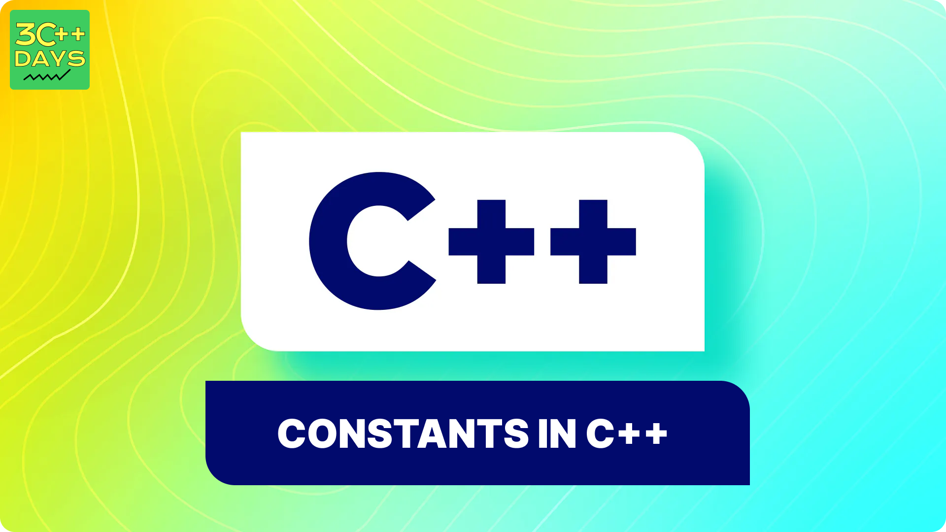 Constants in CPP