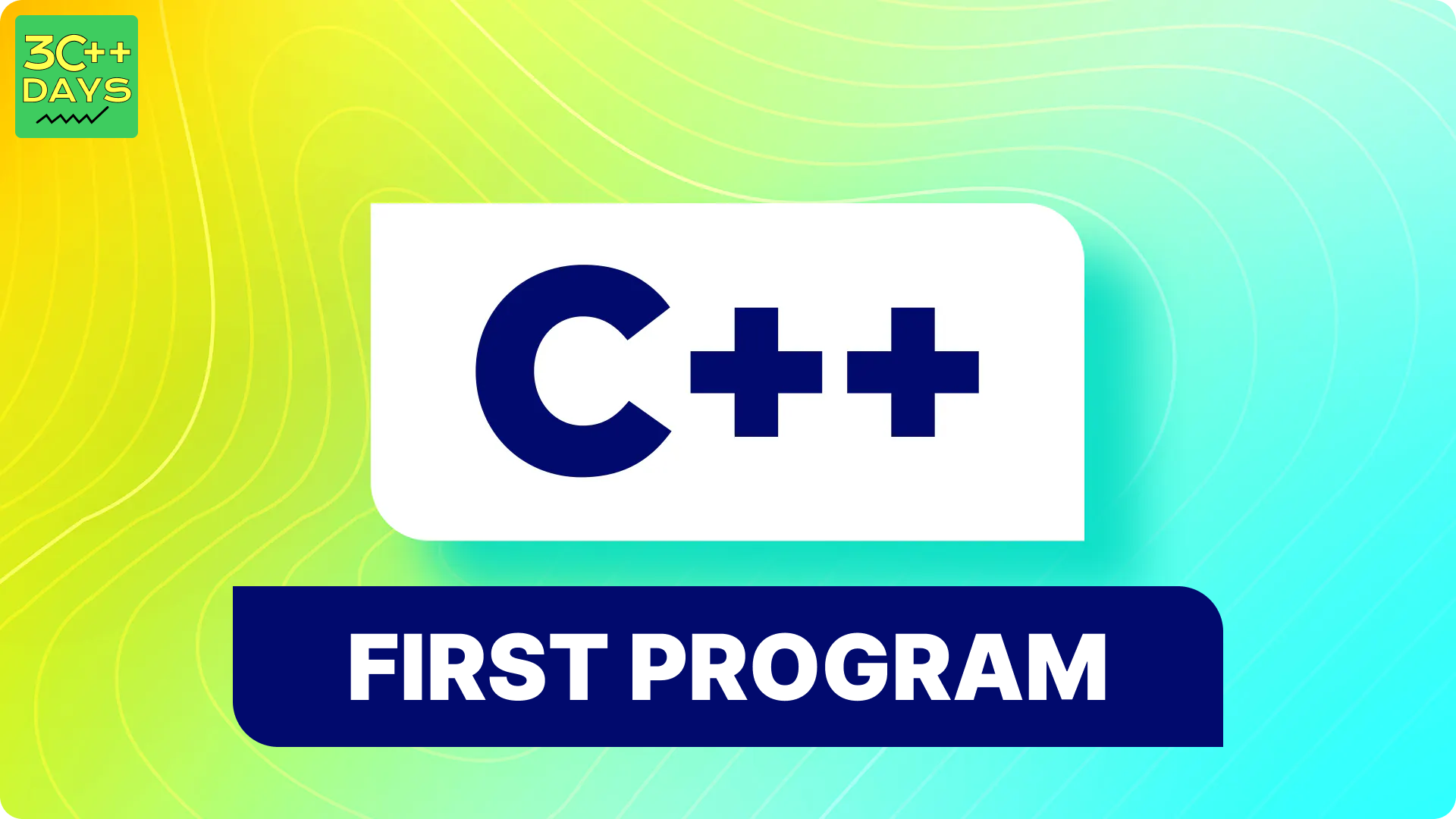 first-programme-in-cpp